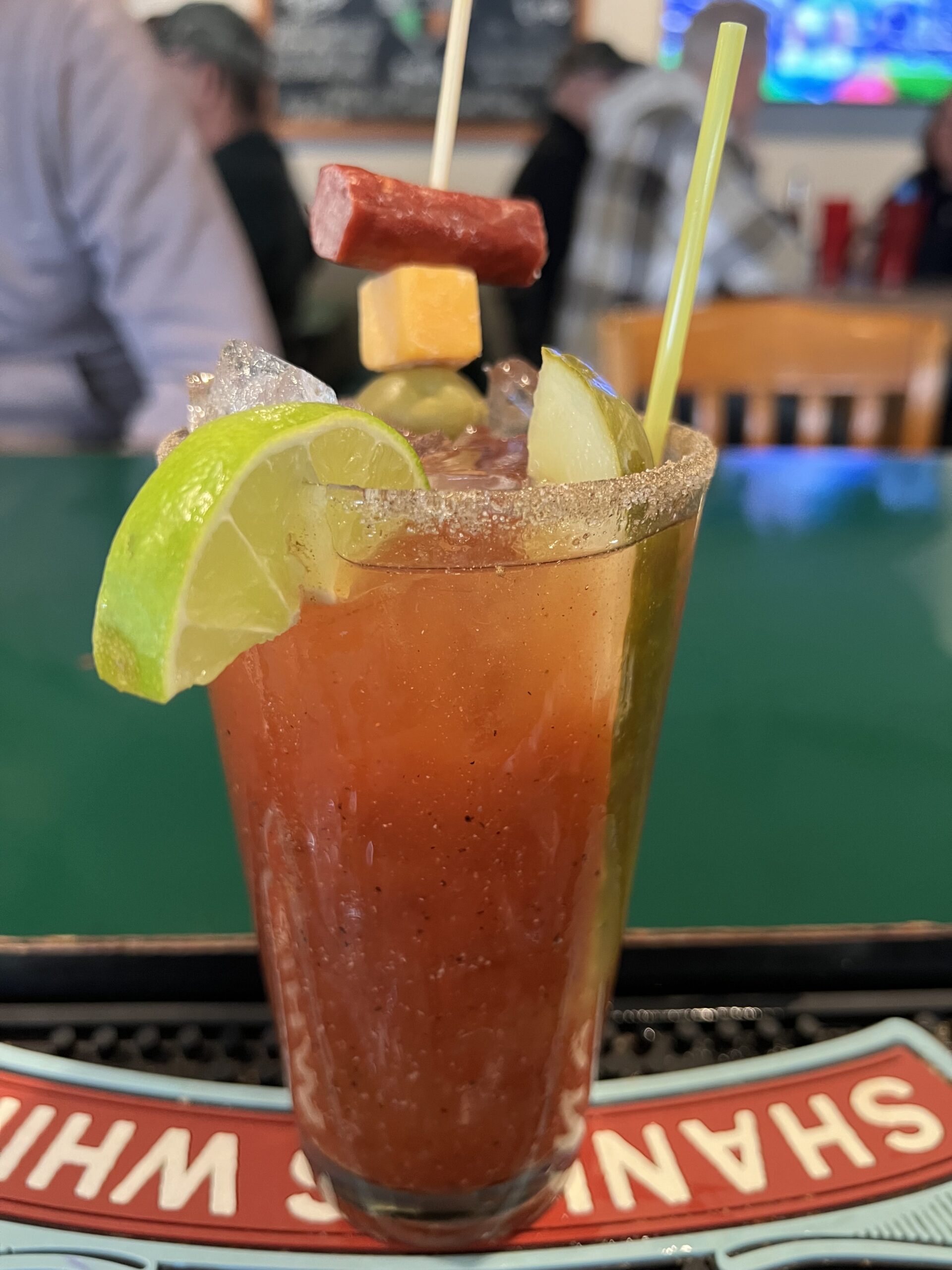 J.R. Mac's in St Paul serving a hand crafted Bloody Mary.