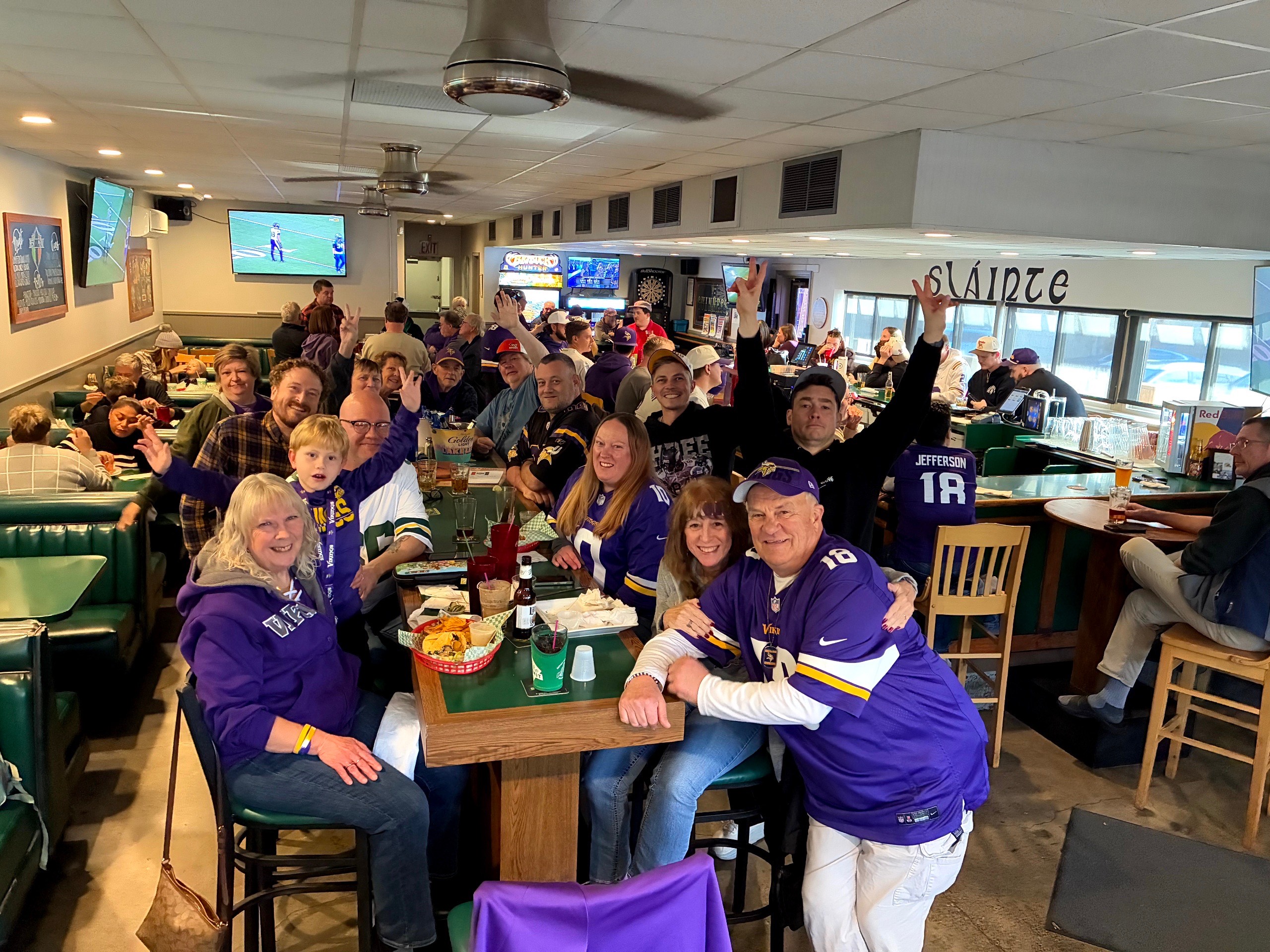Vikings Game Day Bar – J.R. Mac’s Full Bar with fantastic food at J.R.Mac's in St Paul.